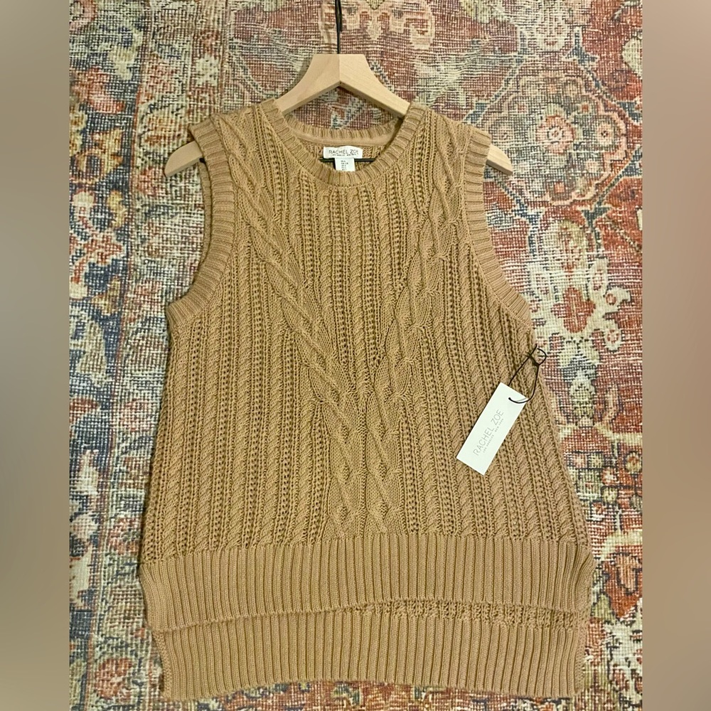 Rachel Zoe Sweater Vest Size L NWT